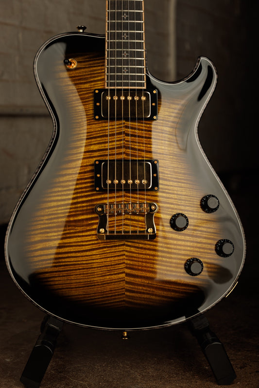 Knaggs Guitars - Kenai, # 2200, Sunflower Black Burst