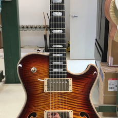 Knaggs Guitars - Chena, 454, Dark Cherry Burst