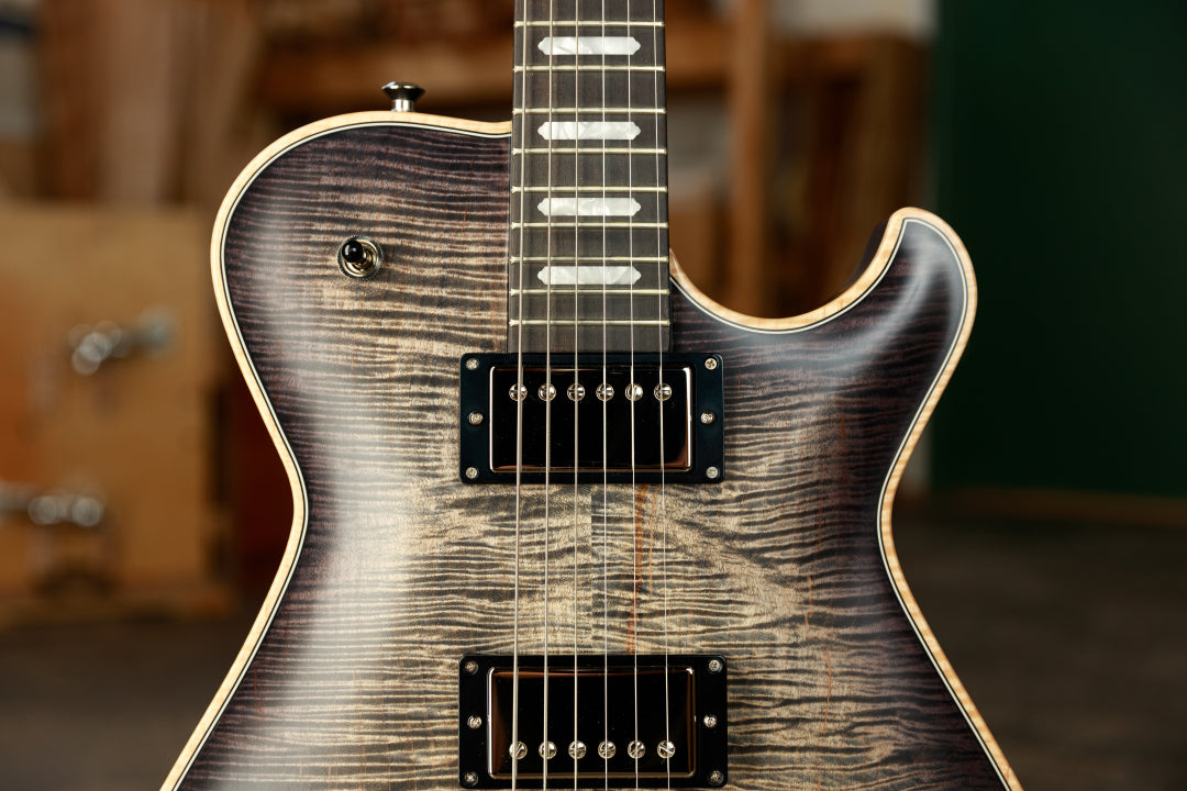 A handcrafted Knaggs electric guitar