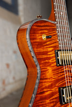 Load image into Gallery viewer, Knaggs USA Eric Steckel Keni T/S in Aged Scotch T1 Top Black Onyx Binding