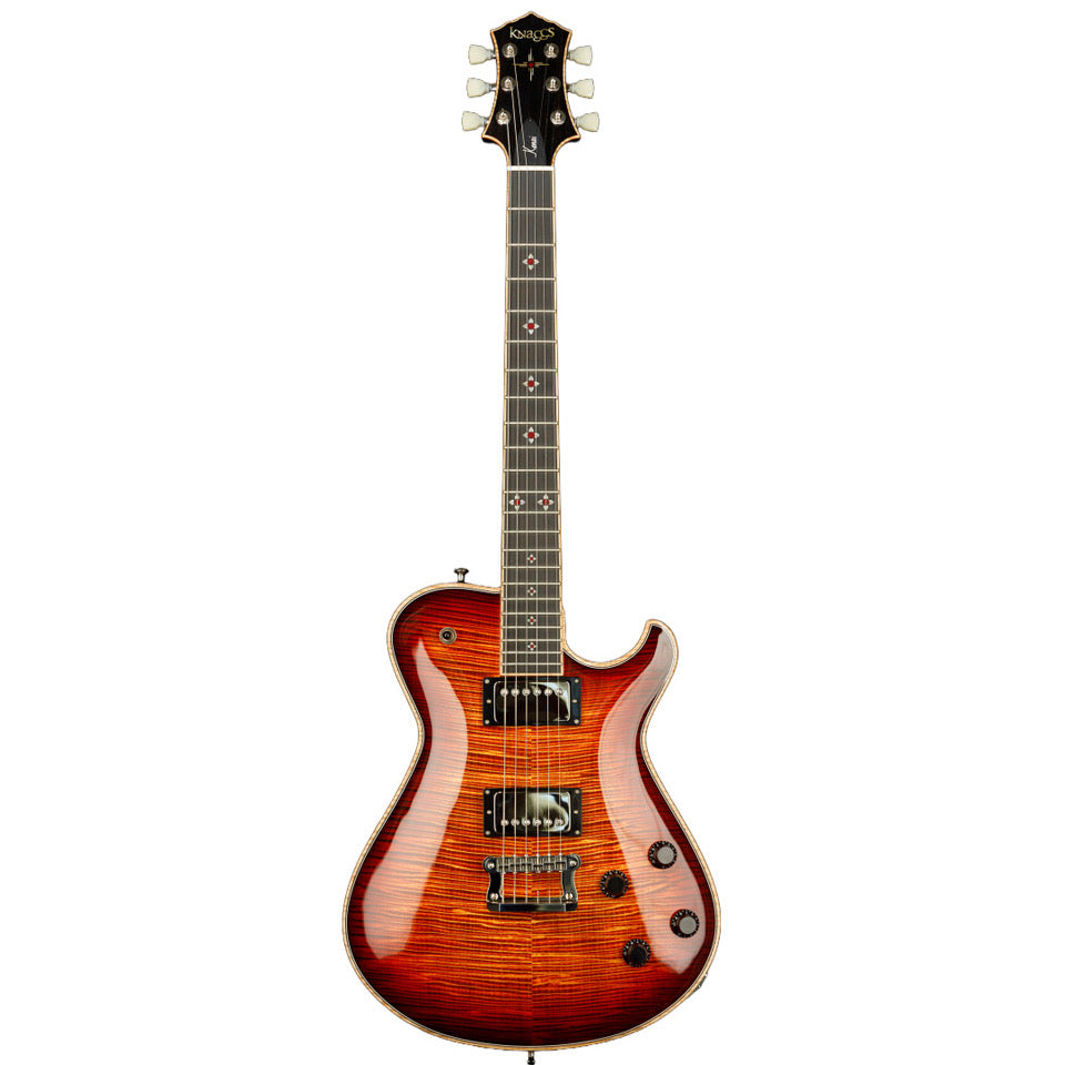 Knaggs USA Keni Aged Scotch T1 Top and Neck With Navajo Sun Inlay