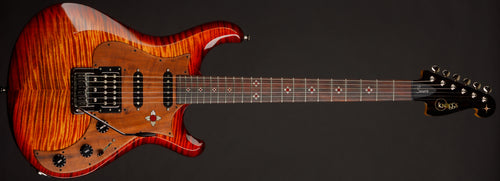 Knaggs USA Severn Fire Burst  Navajo Sun Inlay package T1 Top