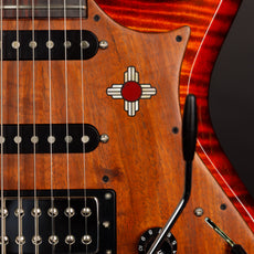 Knaggs USA Severn Fire Burst  Navajo Sun Inlay package T1 Top