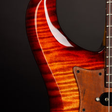 Knaggs USA Severn Fire Burst  Navajo Sun Inlay package T1 Top
