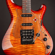 Knaggs USA Severn Fire Burst  Navajo Sun Inlay package T1 Top