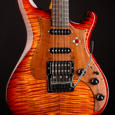 Knaggs USA Severn Fire Burst  Navajo Sun Inlay package T1 Top