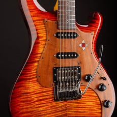 Knaggs USA Severn Fire Burst  Navajo Sun Inlay package T1 Top