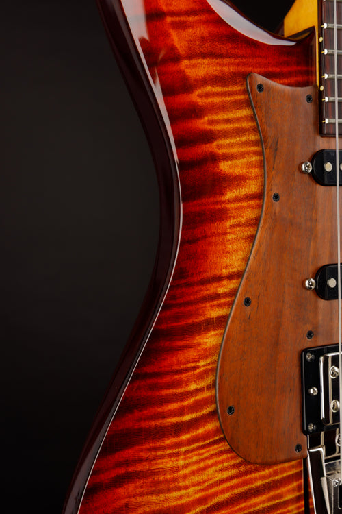 Knaggs USA Severn Fire Burst  Navajo Sun Inlay package T1 Top