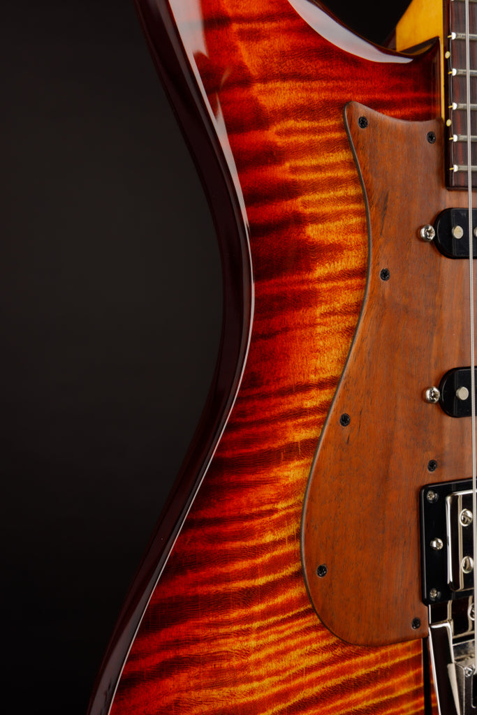 Knaggs USA Severn Fire Burst  Navajo Sun Inlay package T1 Top