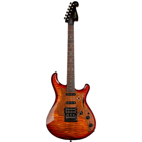Knaggs USA Severn Fire Burst  Navajo Sun Inlay package T1 Top