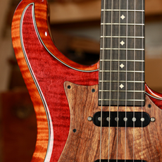 Knaggs USA Severn Aged Scotch 2 Tone T2 Top Diamond Inlay