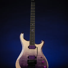 Knaggs Severn SS/XF Steve Stevens Tier 1 Flame Top w Floyd Rose Purple Fade/Reverse Purple