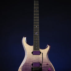 Knaggs Severn SS/XF Steve Stevens Tier 1 Flame Top w Floyd Rose Purple Fade/Reverse Purple