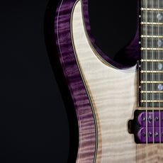Knaggs Severn SS/XF Steve Stevens Tier 1 Flame Top w Floyd Rose Purple Fade/Reverse Purple