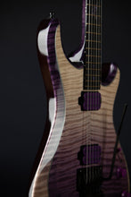 Load image into Gallery viewer, Knaggs Severn SS/XF Steve Stevens Tier 1 Flame Top w Floyd Rose Purple Fade/Reverse Purple
