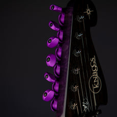 Knaggs Severn SS/XF Steve Stevens Tier 1 Flame Top w Floyd Rose Purple Fade/Reverse Purple