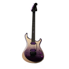 Knaggs Severn SS/XF Steve Stevens Tier 1 Flame Top w Floyd Rose Purple Fade/Reverse Purple