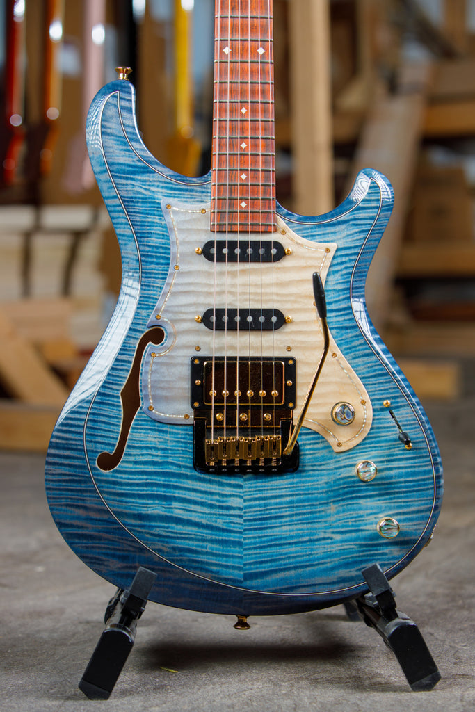 Knaggs USA Severn Turquoise Beach Burst Deep Hollow T1 Top