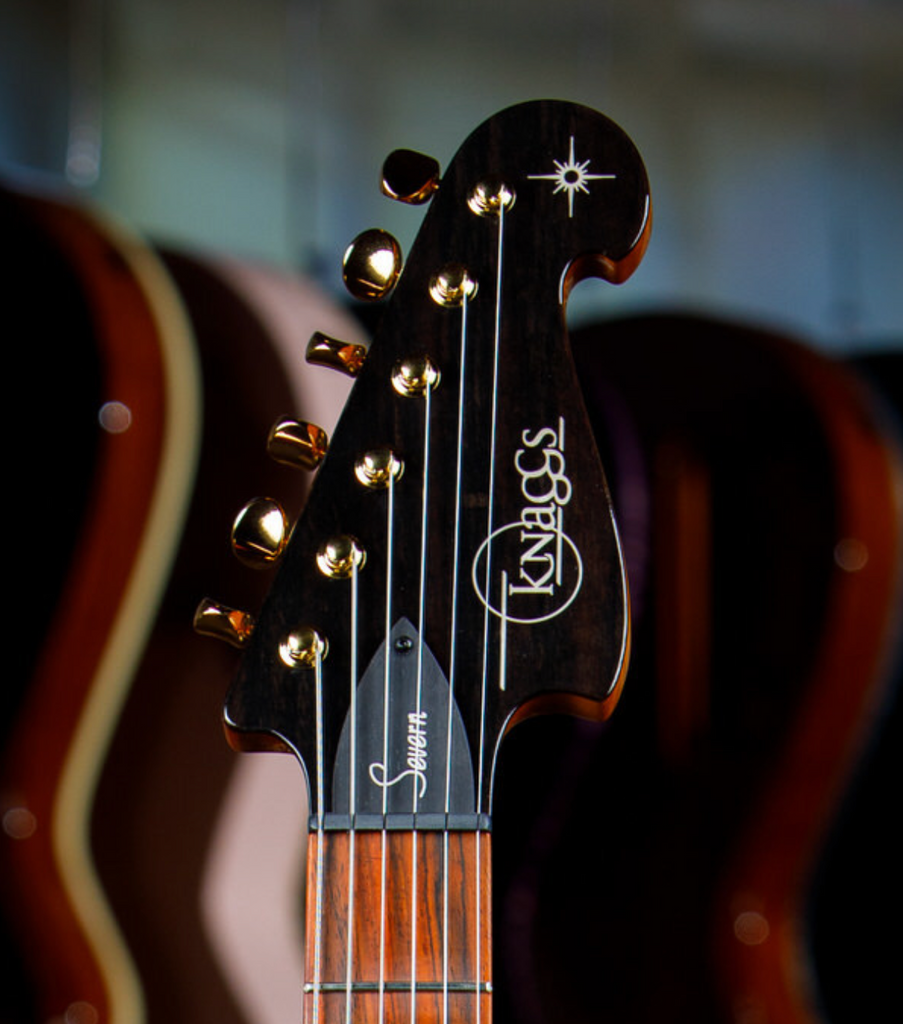 Knaggs USA Severn Turquoise Beach Burst Deep Hollow T1 Top