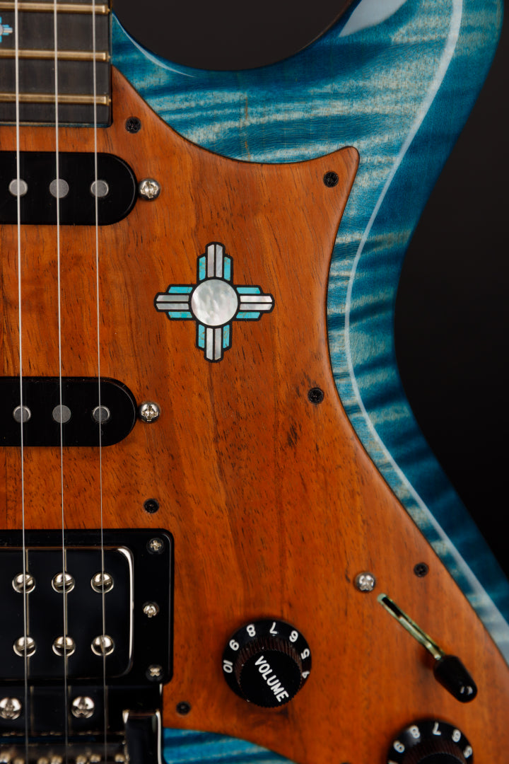 Knaggs USA Severn X BlueBurst Navajo Sun Inlay package T1 Top