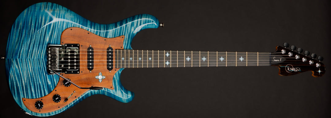 Knaggs USA Severn X BlueBurst Navajo Sun Inlay package T1 Top
