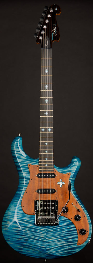 Knaggs USA Severn X BlueBurst Navajo Sun Inlay package T1 Top