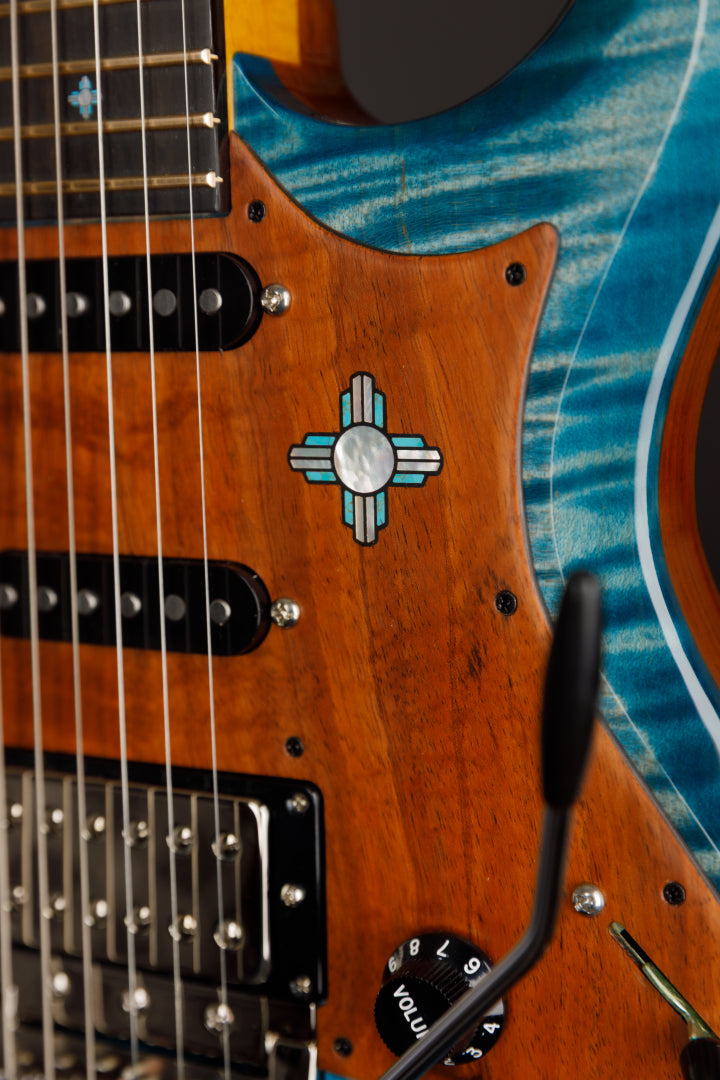 Knaggs USA Severn X BlueBurst Navajo Sun Inlay package T1 Top