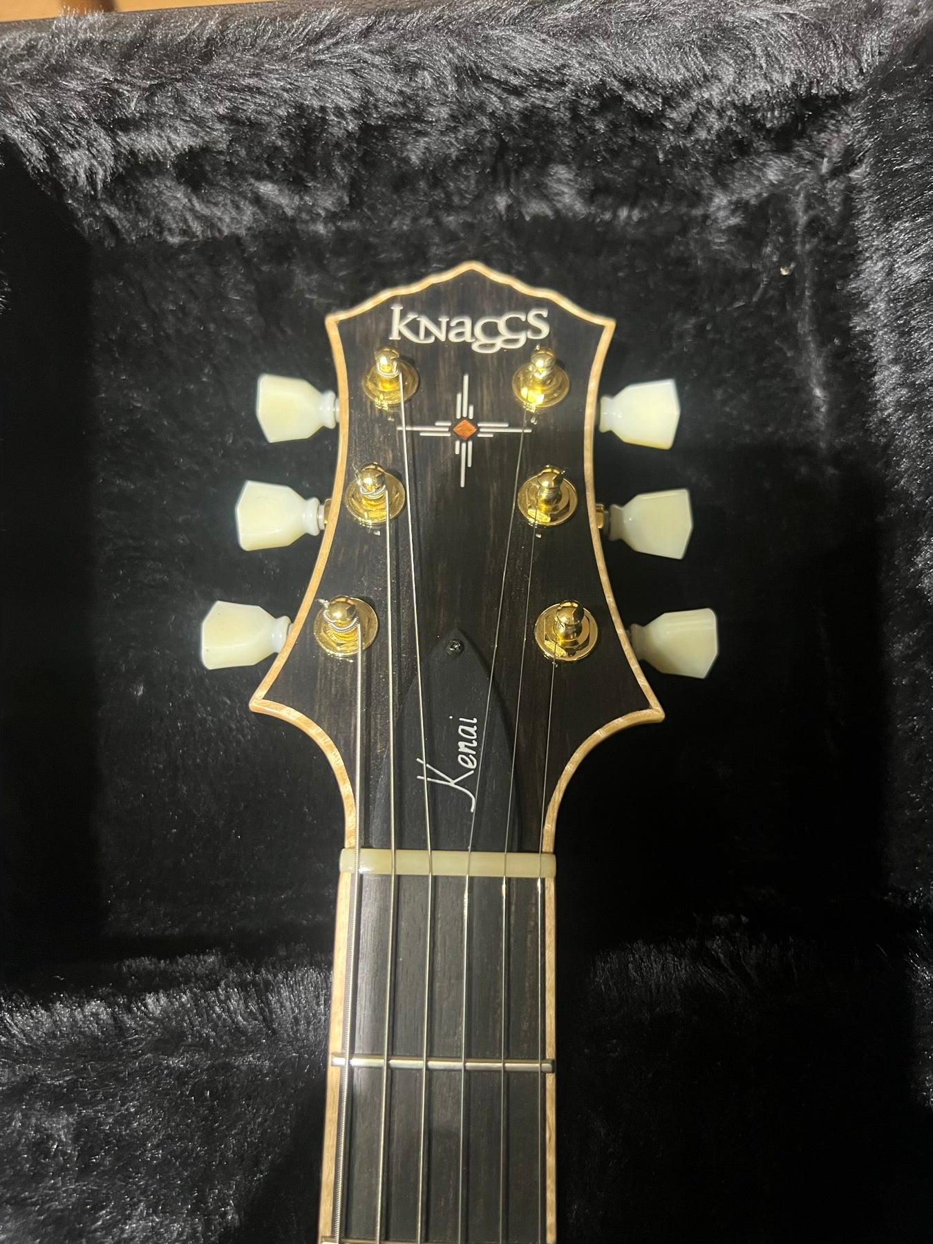 Knaggs Guitars - Kenai, # 2200, Sunflower Black Burst
