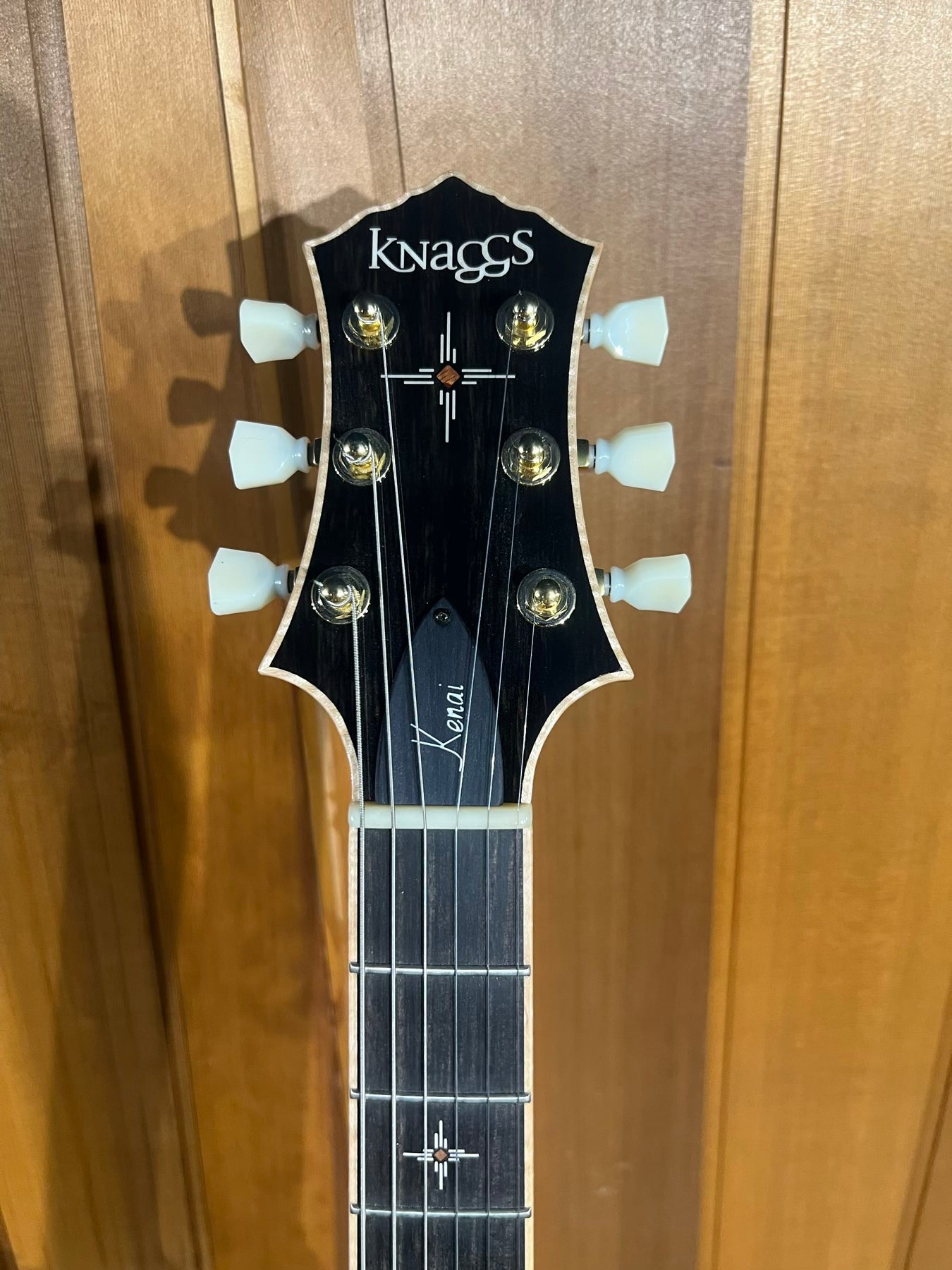 Knaggs Guitars - Kenai, # 2200, Sunflower Black Burst