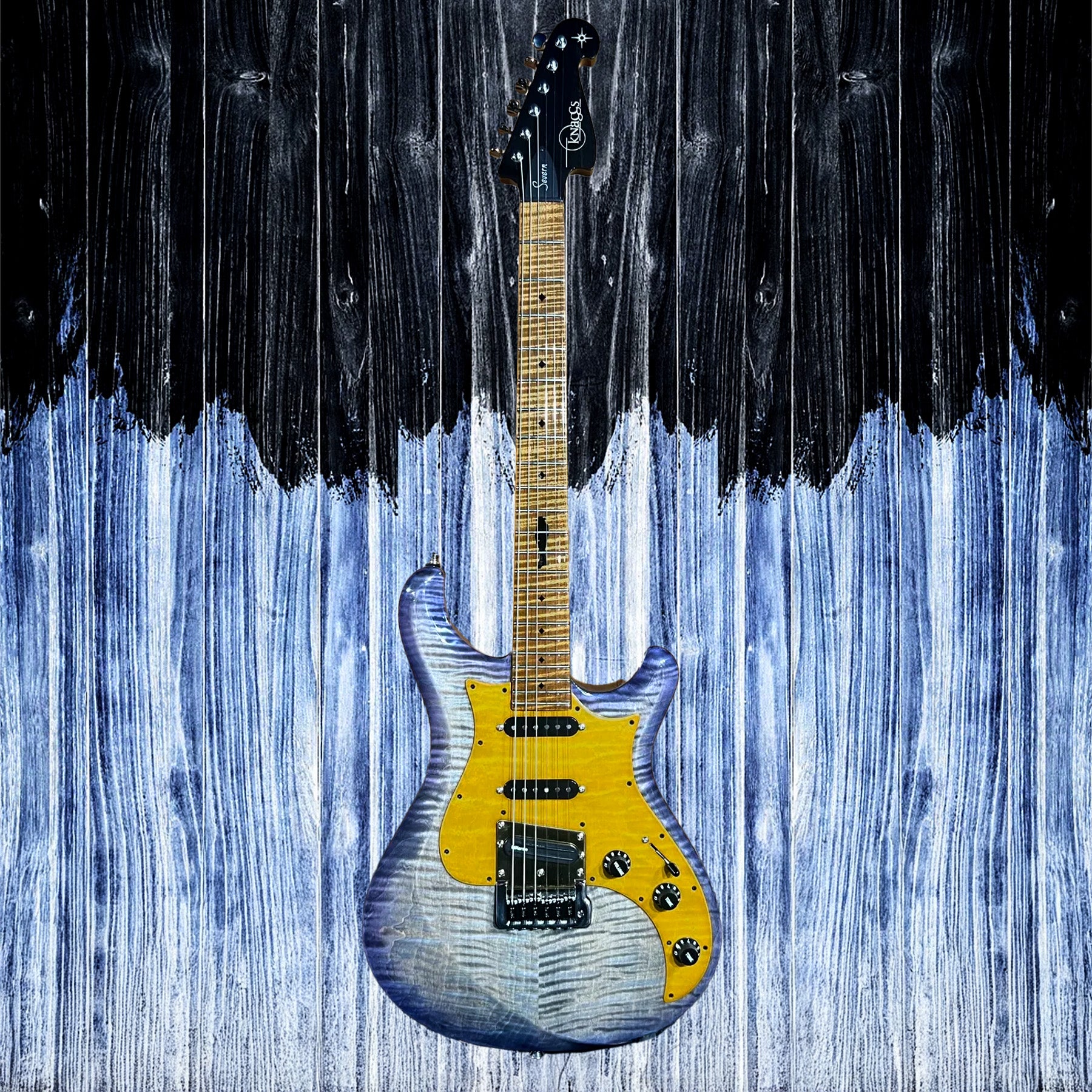 Knaggs Guitars - Severn Larry Mitchell in Blueburst  #66