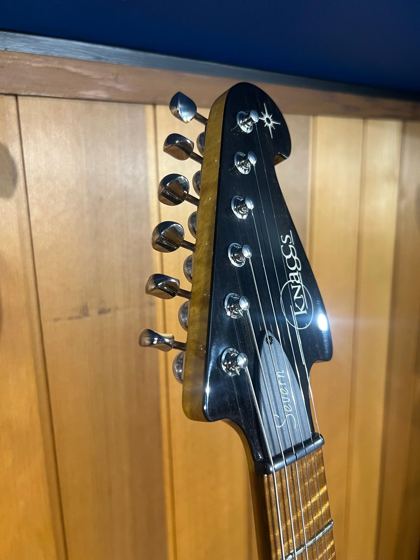 Knaggs Guitars - Severn Larry Mitchell in Blueburst  #66