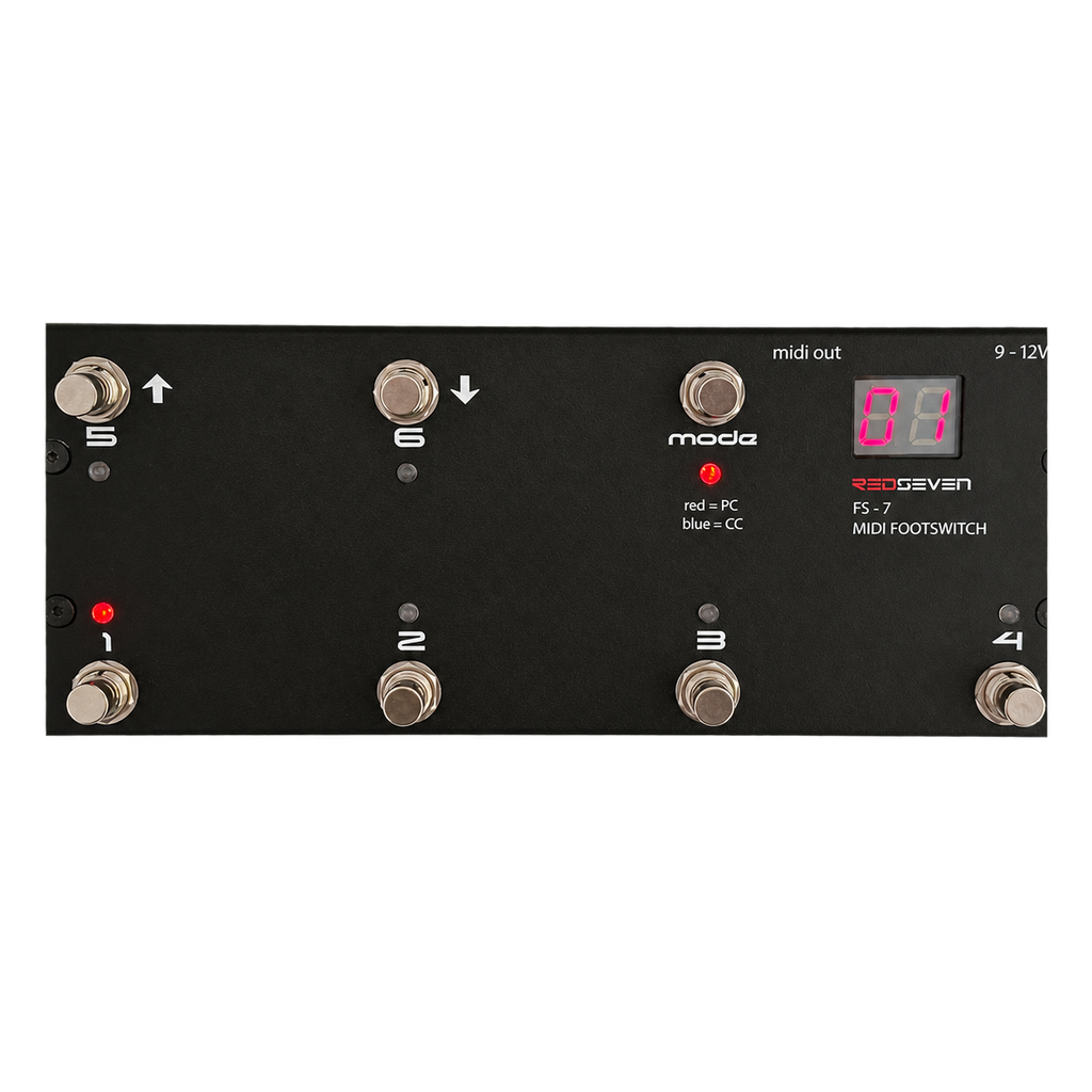 RedSeven FS7 Midi Footswitch for Amps