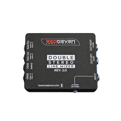 RedSeven Stereo Mini Mix v2.0 Mini Line Mixer for Guitar