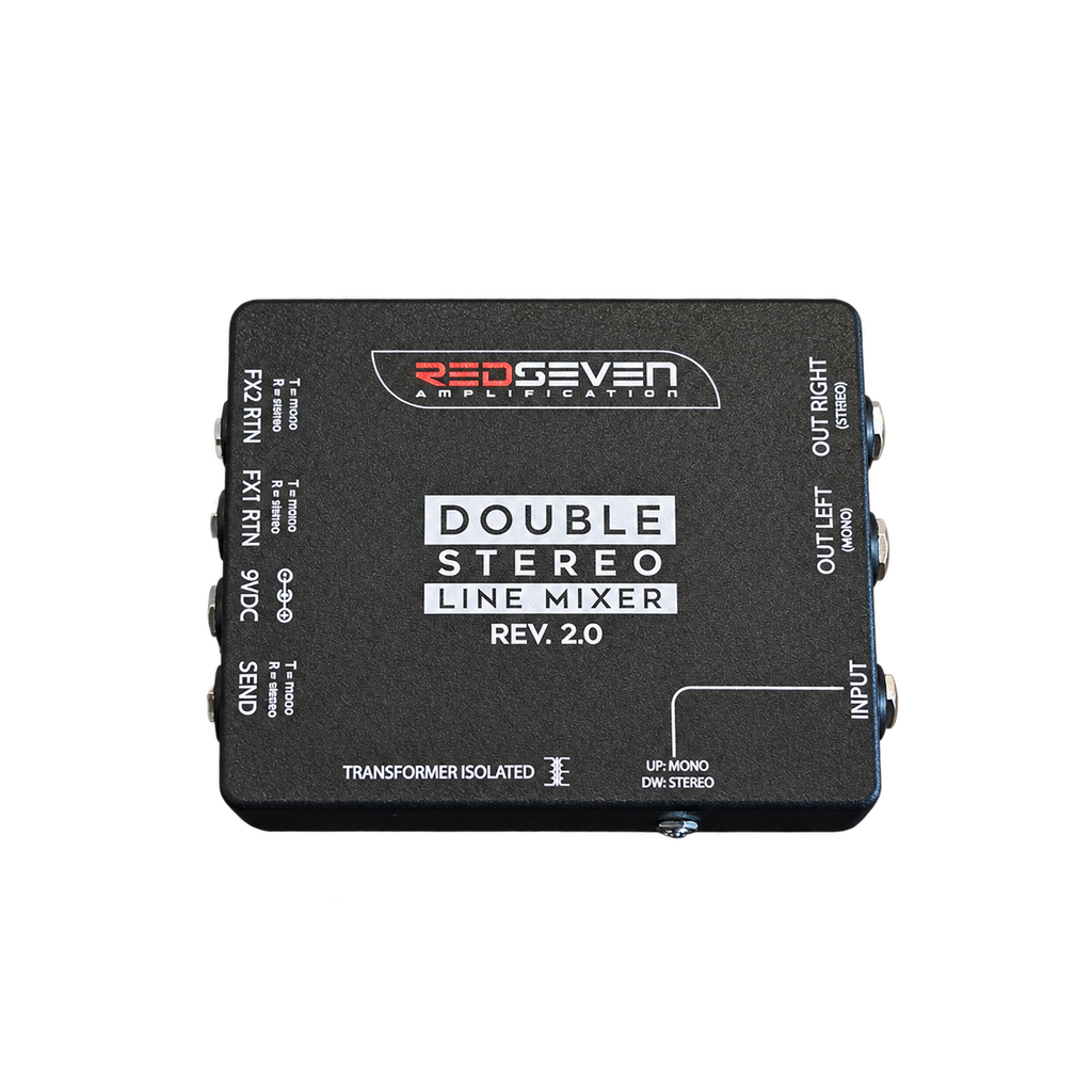 RedSeven Stereo Mini Mix v2.0 Mini Line Mixer for Guitar
