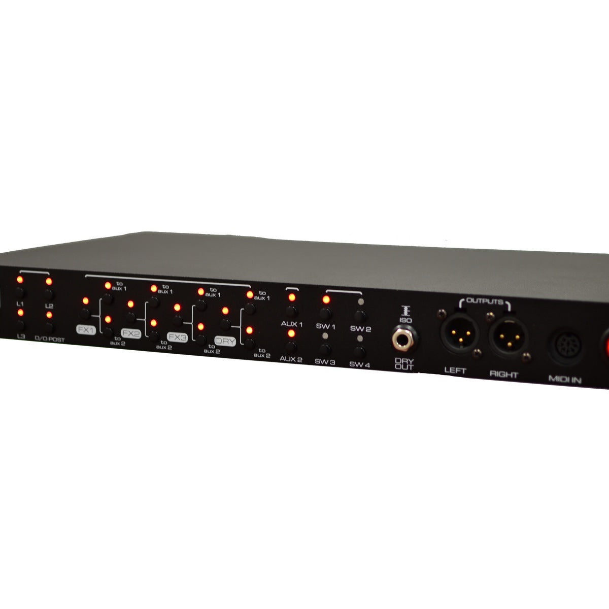 RedSeven Multi Stereo Line Mixer (MSLM) for Guitar Rack Systems