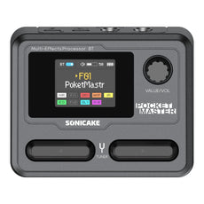 Sonicake Pocket Master - Mini Guitar Amp Model & Multi FX Pedal w BT - Black
