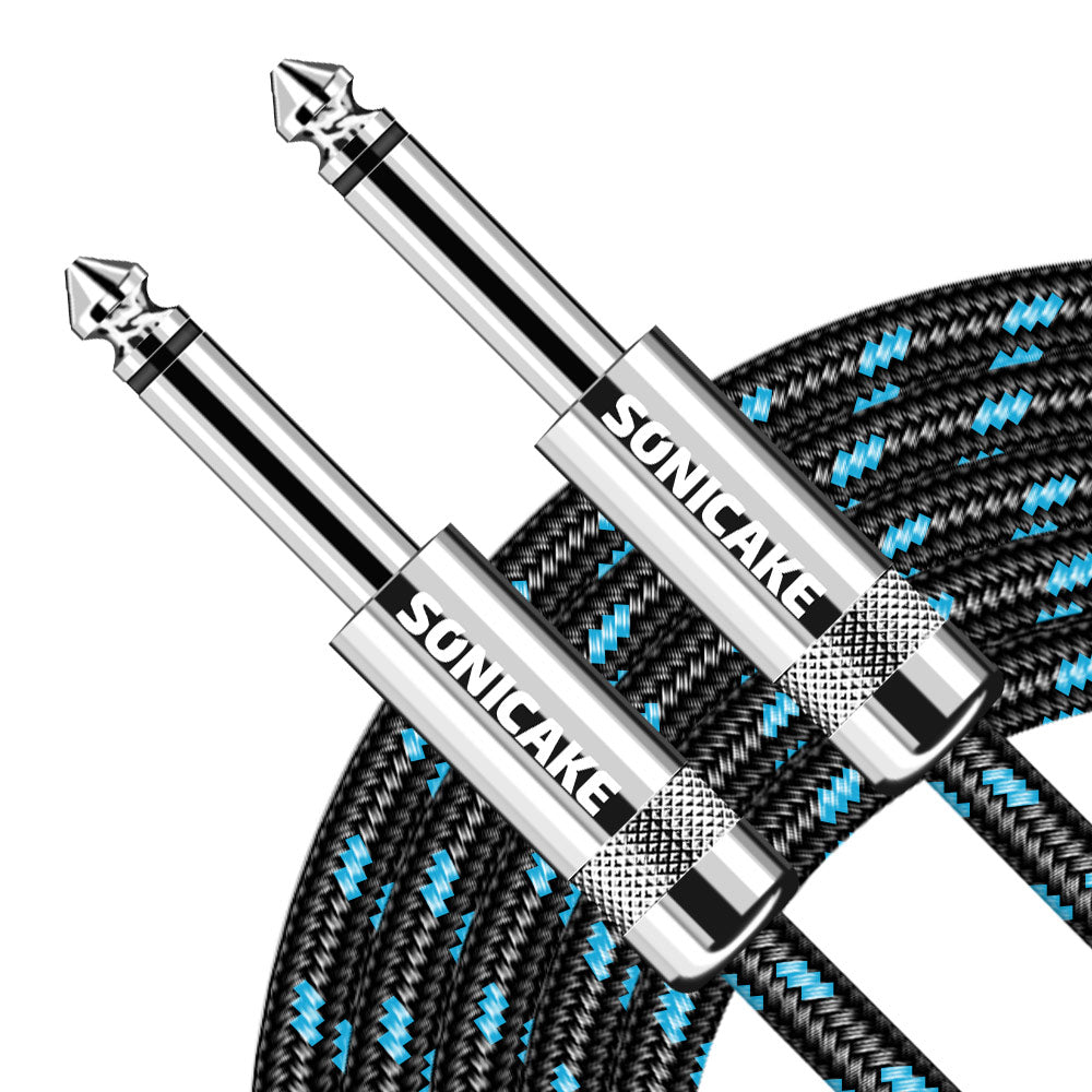 Sonicake - Guitar Cable 6m Nylon ST-ST/B&B Australia