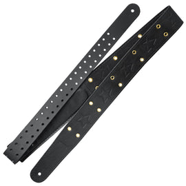 Richter Straps - Mike Dirnt Signature Black / Gold Bass Strap