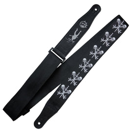 Richter Straps - Michael Amott Signature Black Guitar Strap Vegan