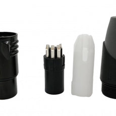 ENOVA XLR cable connector female 5-pin black housing and grey boot solder cups Buy in Australia