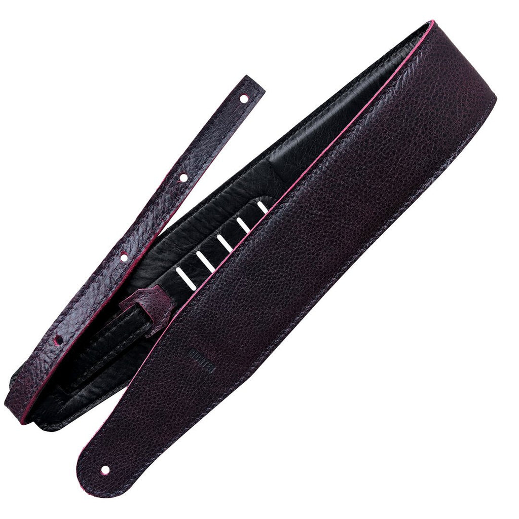 Richter Straps - Raw III Pad Nappa Red Guitar Strap