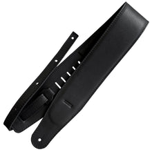 Load image into Gallery viewer, Richter Straps - Raw III Pad Nappa Black Guitar Strap