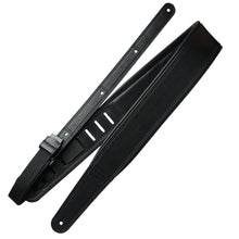 Load image into Gallery viewer, Richter Straps - Springbreak I Nappa Slide Tailpiece® Black Guitar Strap