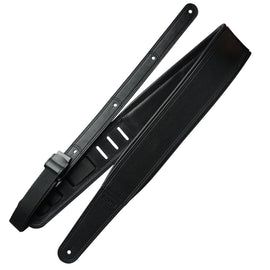 Richter Straps - Springbreak I Nappa Slide Tailpiece® Black Guitar Strap