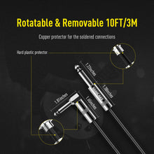 Load image into Gallery viewer, Sonicake - Guitar Cable 3m Nylon ST-RA/Black Australia