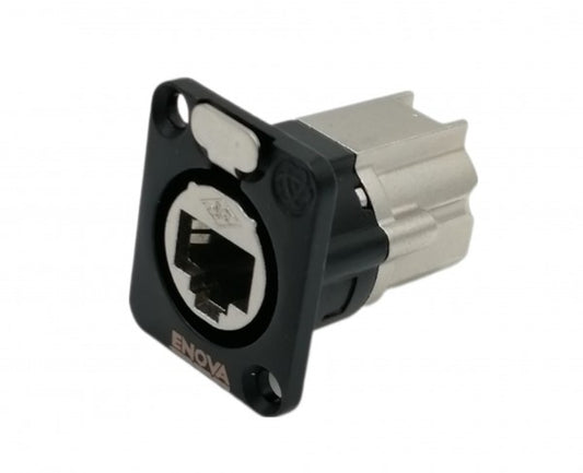 ENOVA RJ45 chassis connector Cat6A feed-through