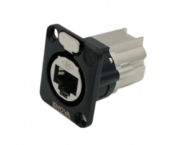 ENOVA RJ45 chassis connector Cat6A feed-through