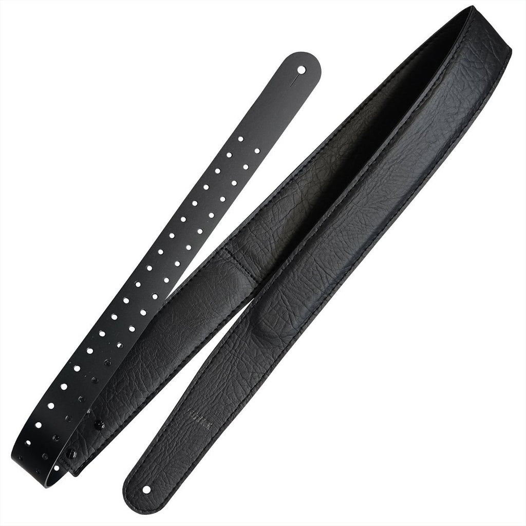 Richter Straps - Raw IV Vegan Black Guitar Strap Vegan