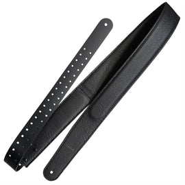 Richter Straps - Raw IV Vegan Black Guitar Strap Vegan