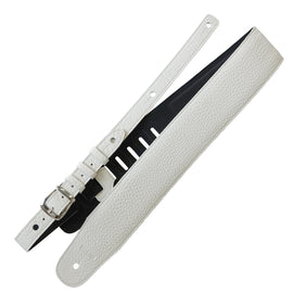 Richter Straps - Luxury Beluga White Guitar Strap